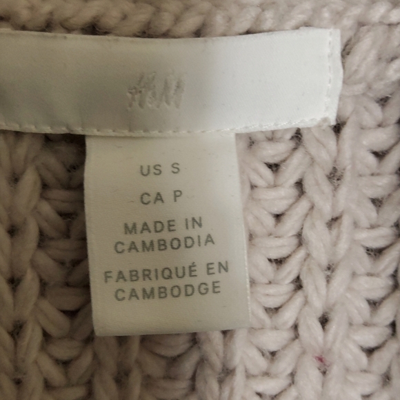 H& M Cardigan Relaxed fit Oversized Size US S - Picture 2 of 5
